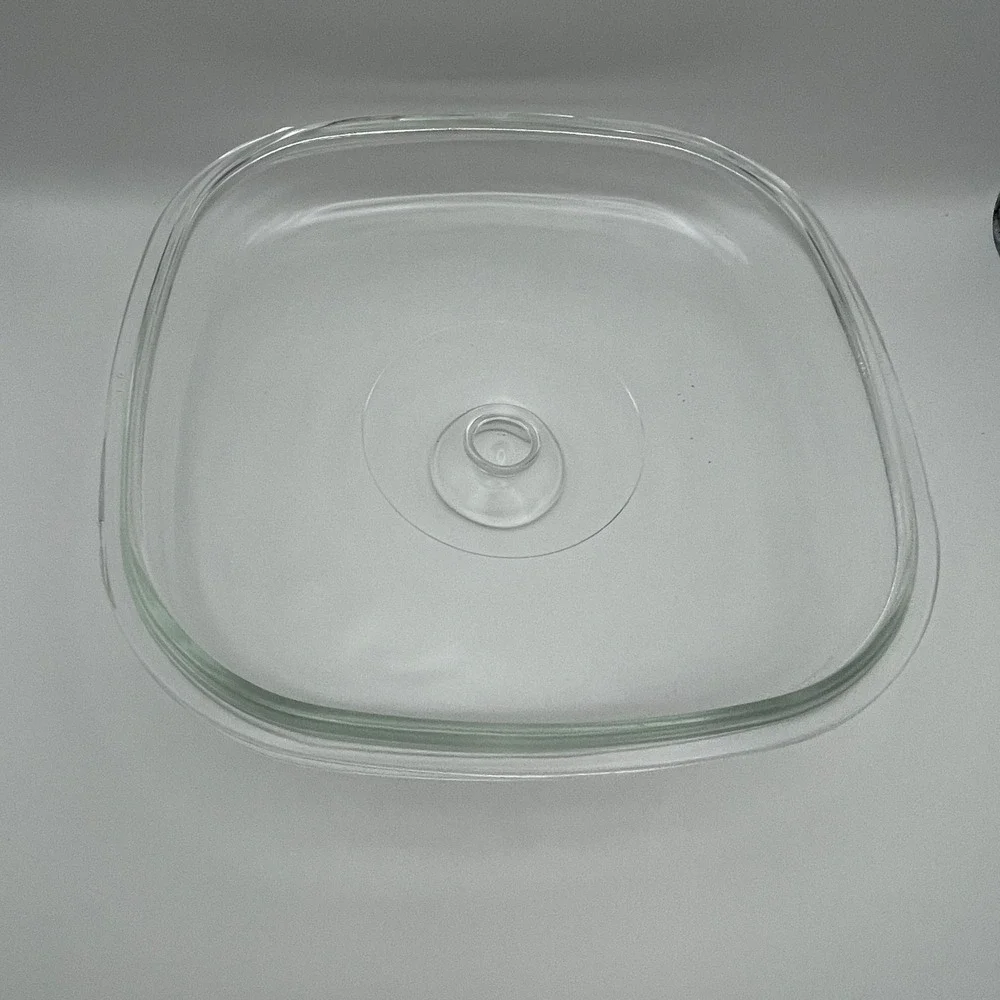 Vintage CorningWare Pastel Bouquet Square Baking Dish with Glass Lid See‎ NOTE